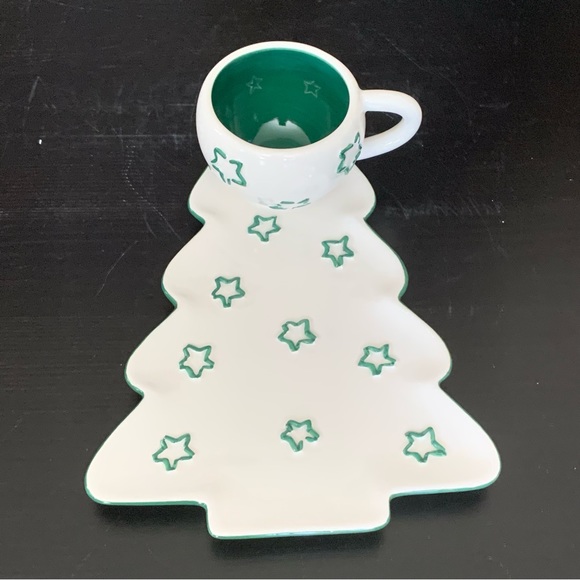 Department 56 Time to Celebrate Christmas Tree Plate & Mug Set - Picture 4 of 10